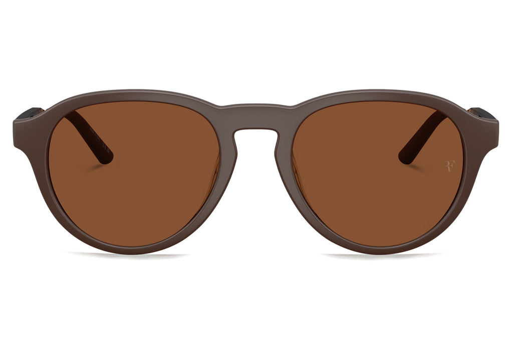 Oliver Peoples - R-8 (OV5557SU) Sunglasses Semi Matte Umber with Clay Lenses