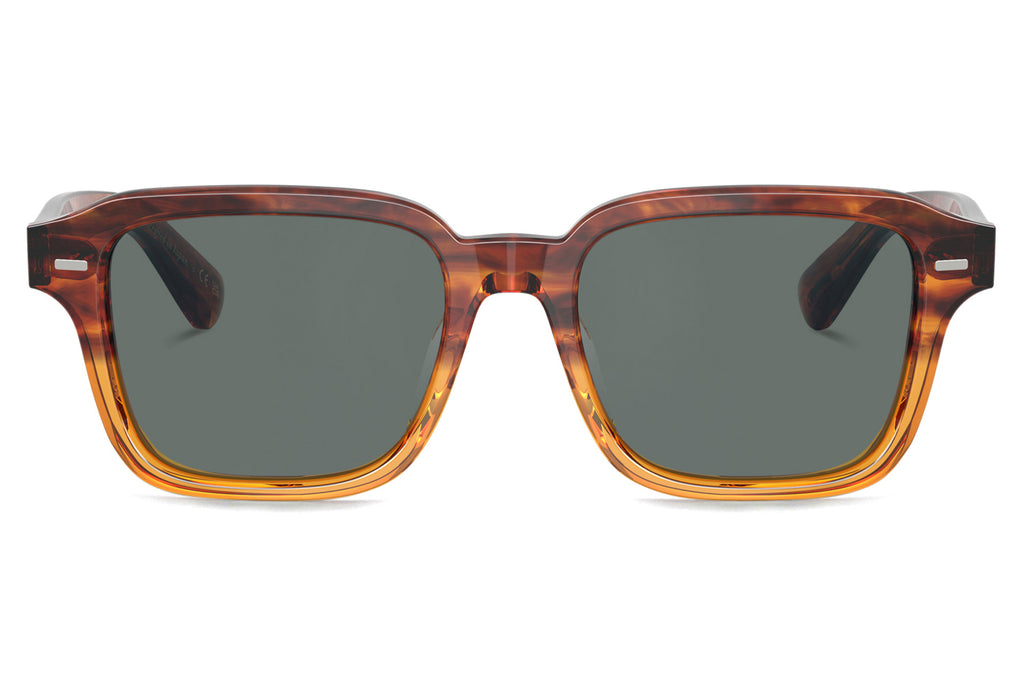 Oliver Peoples - Errisson (OV5562SU) Sunglasses Dark Amber Gradient with Regal Blue Lenses