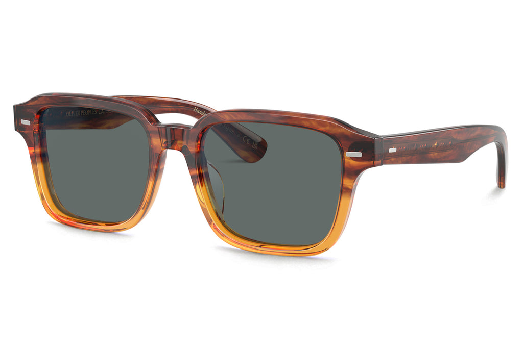 Oliver Peoples - Errisson (OV5562SU) Sunglasses Dark Amber Gradient with Regal Blue Lenses