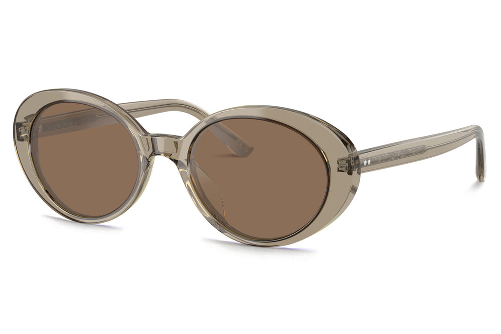 Oliver Peoples - Lumar (OV5565SU) Sunglasses Sencha with Cognac Mirror Lenses