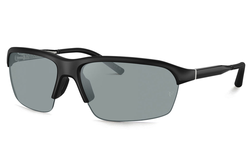 Oliver Peoples - R-6 (OV5572S) Sunglasses Semi Matte Black with Grey Polar Flash Mirror Lenses