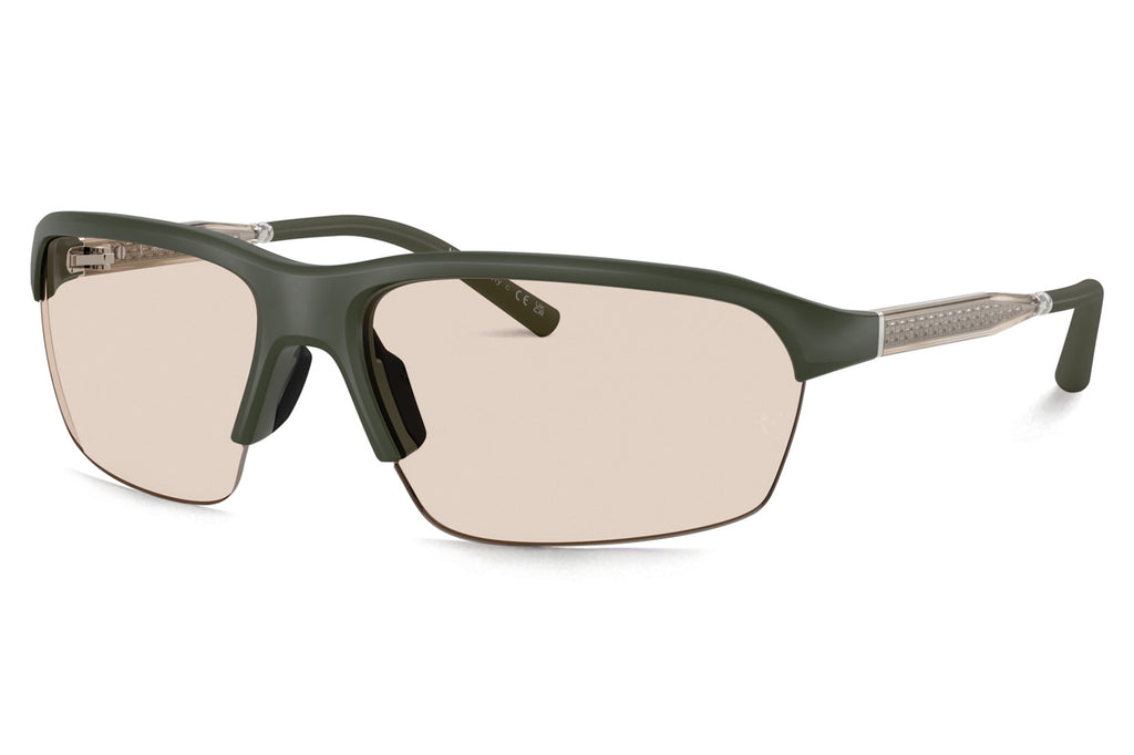 Oliver Peoples - R-6 (OV5572S) Sunglasses Semi Matte Green Smoke with Sable Photochromic Lenses