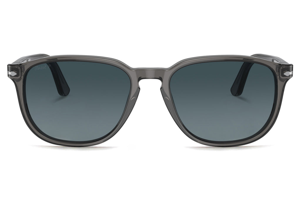 Persol - PO3019S Sunglasses Transparent Grey with Blue Gradient Lenses (1196S3)