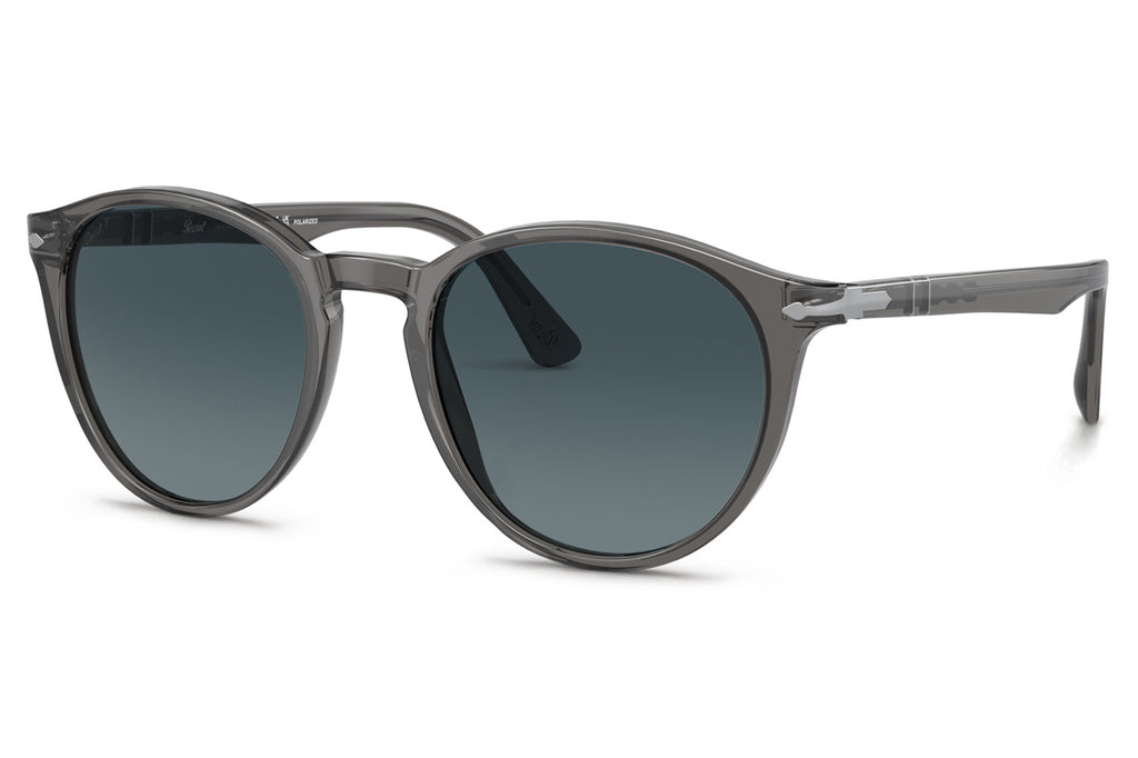 Persol - PO3152S Sunglasses Transparent Grey with Blue Gradient Lenses (1196S3)