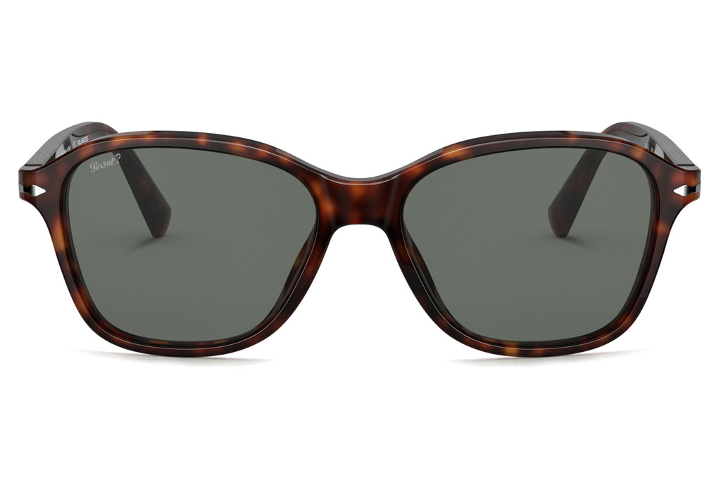 Persol - PO3244S Sunglasses Havana with Green Polar Lenses (24/58)