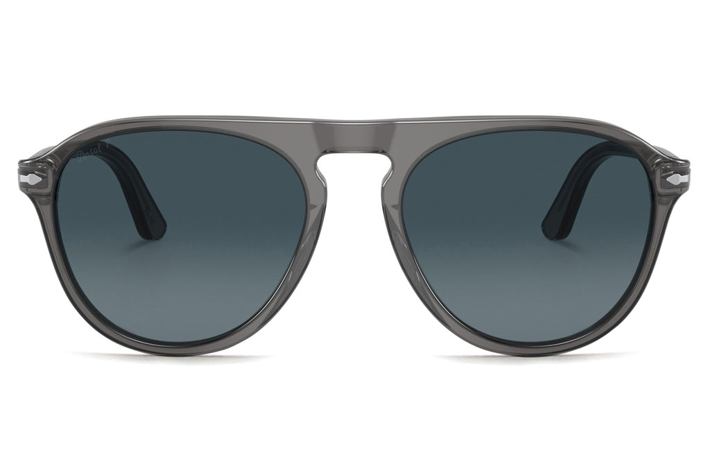 Persol - PO3302S Sunglasses Transparent Grey with Blue Gradient Lenses (1196S3)