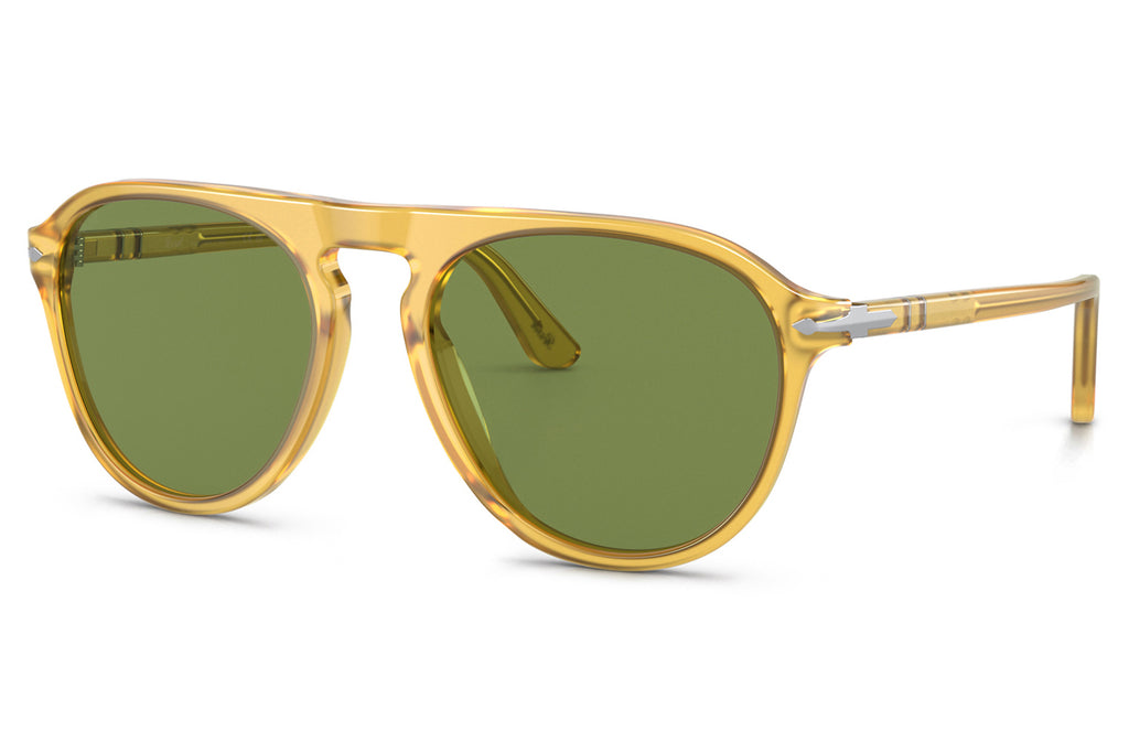 Persol - PO3302S Sunglasses Miele with Green Lenses (204/4E)