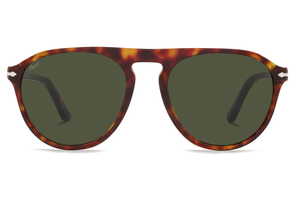 Persol - PO3302S Sunglasses Havana with Green Lenses (24/31)