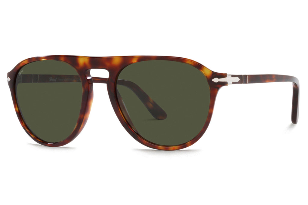 Persol - PO3302S Sunglasses Havana with Green Lenses (24/31)