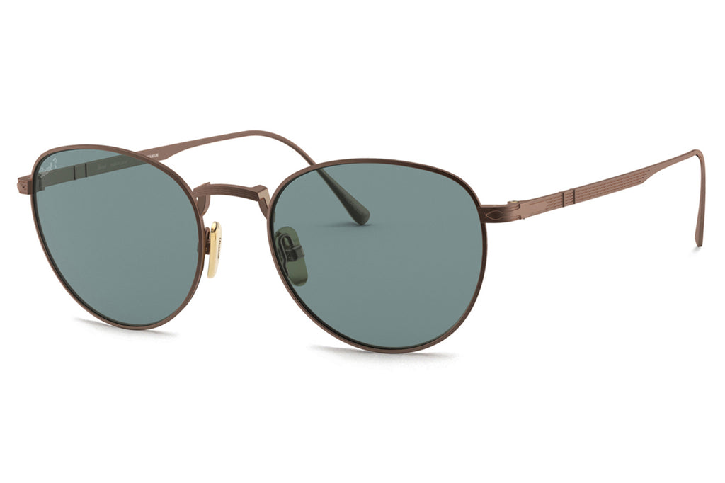 Persol - PO5002ST Sunglasses Bronze with Light Blue Polar Lenses (8003P1)