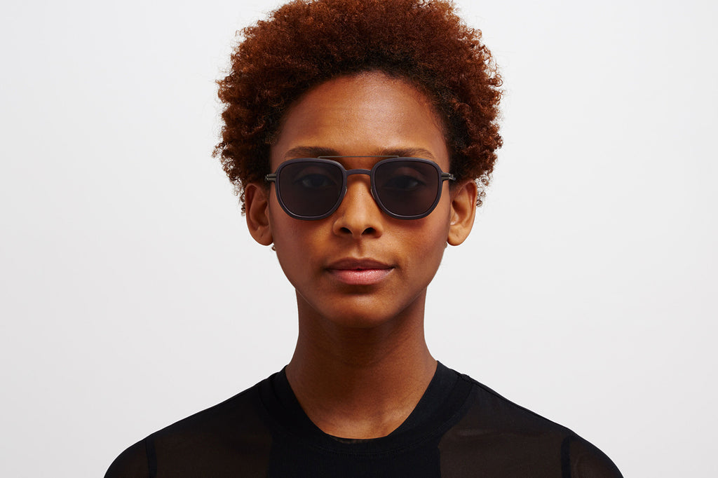 MYKITA - Alder Sunglasses MH60 - Slate Grey/Shiny Graphite with Polarized Pro Hi-Con Grey Lenses