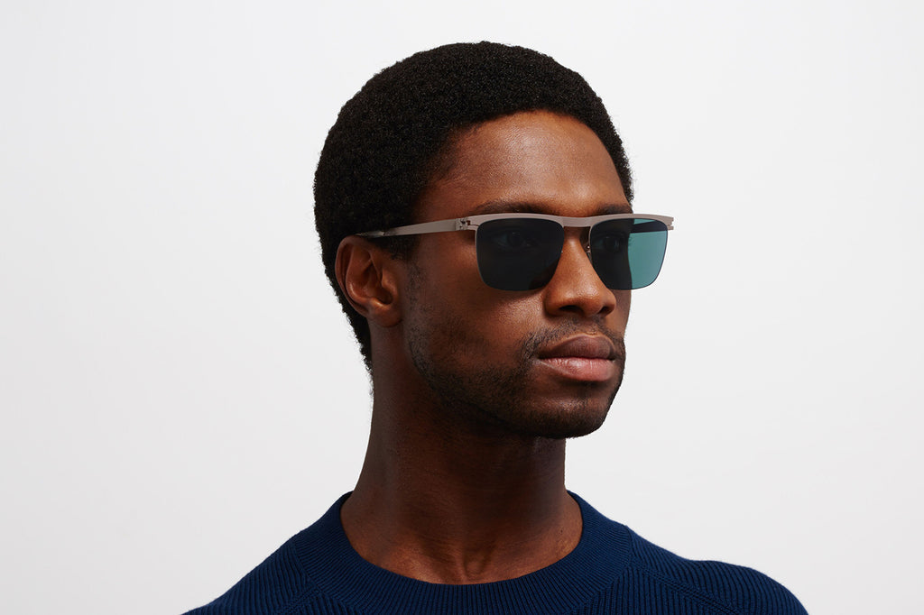 MYKITA - Will Sunglasses Dark Brown with Polarized Pro Green 15 Lenses