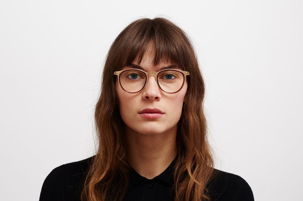 MYKITA® - Siwa Eyeglasses Champagne Gold/Pine Honey