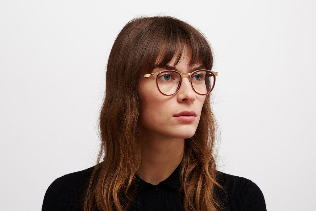 MYKITA® - Siwa Eyeglasses Champagne Gold/Pine Honey