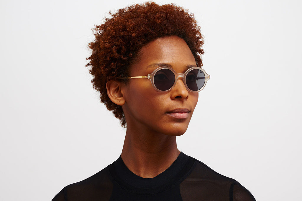 MYKITA - Esbo Sunglasses Matte Champagne/Glossy Gold with Polarized Pro Hi-Con Grey Lenses