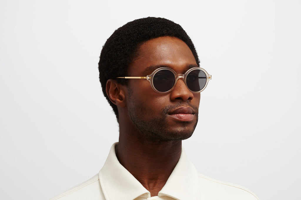 MYKITA - Esbo Sunglasses Matte Champagne/Glossy Gold with Polarized Pro Hi-Con Grey Lenses