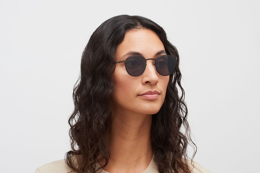 MYKITA - Talvi Sunglasses Black with Polarized Pro Hi-Con Grey Lenses