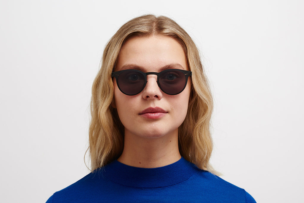 MYKITA - Riley Sunglasses Black with Polarized Pro Hi-Con Grey Lenses