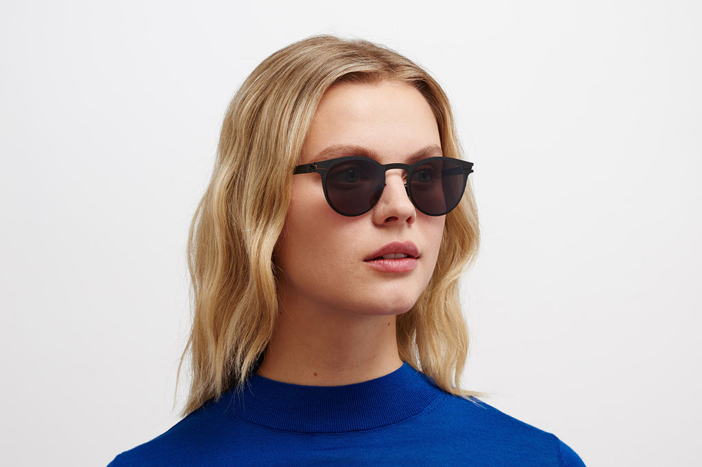 MYKITA - Riley Sunglasses Black with Polarized Pro Hi-Con Grey Lenses