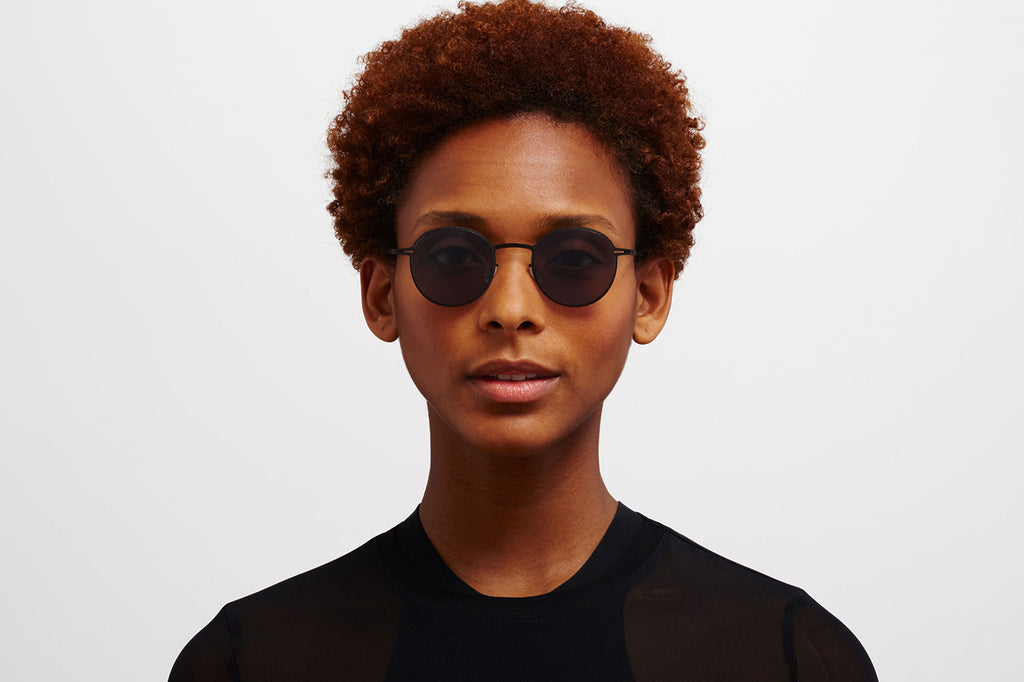 MYKITA - Nis Sunglasses Black with Polarized Pro Hi-Con Grey Lenses