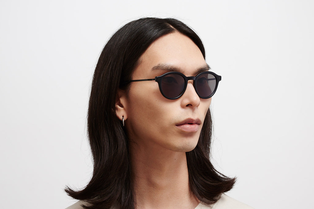 MYKITA - Ketill Sunglasses Matte Black/Black with Polarized Pro Hi-Con Grey Lenses