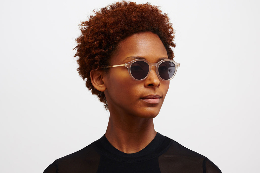 MYKITA - Ketill Sunglasses Matte Champagne/Glossy Gold with Polarized Pro Hi-Con Grey Lenses