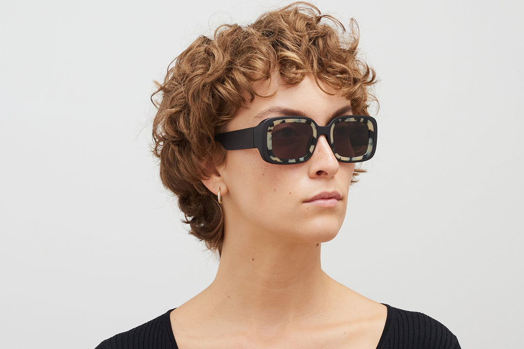 MYKITA - Studio 13.1 Sunglasses MA10 - Pitch Black/Creamy Cookie with Terra Solid Lenses