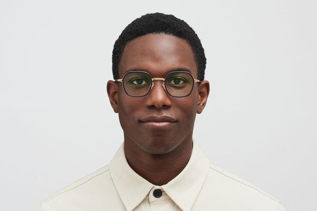 MYKITA® - Ven Eyeglasses Glossy Gold/Milky Indigo