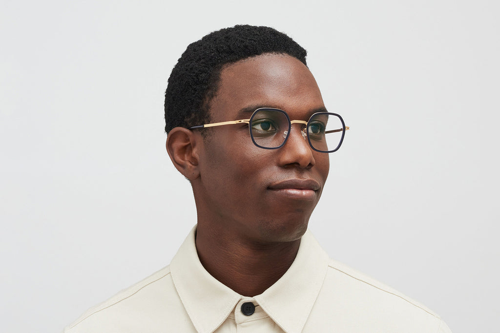 MYKITA® - Ven Eyeglasses Glossy Gold/Milky Indigo