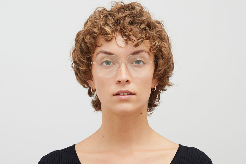 MYKITA® / LESSRIM - Himiko Eyeglasses Silver/Champagne Gold