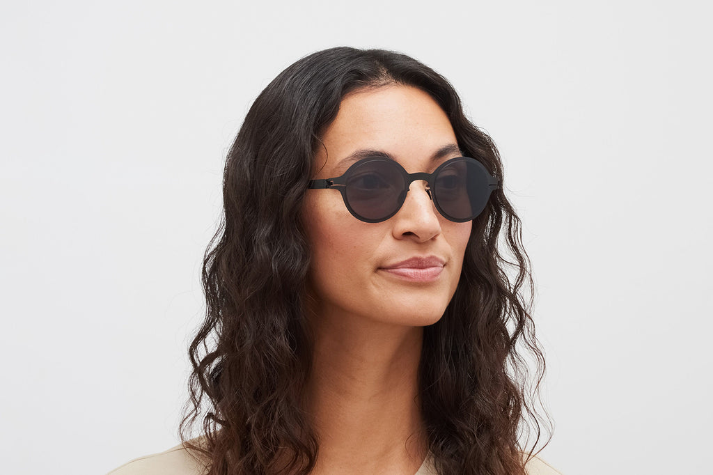 MYKITA - Nestor Sunglasses Black with Polarized Pro Hi-Con Grey Lenses