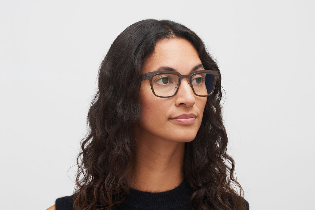 MYKITA® - Raymond Eyeglasses Dark Brown/Striped Brown