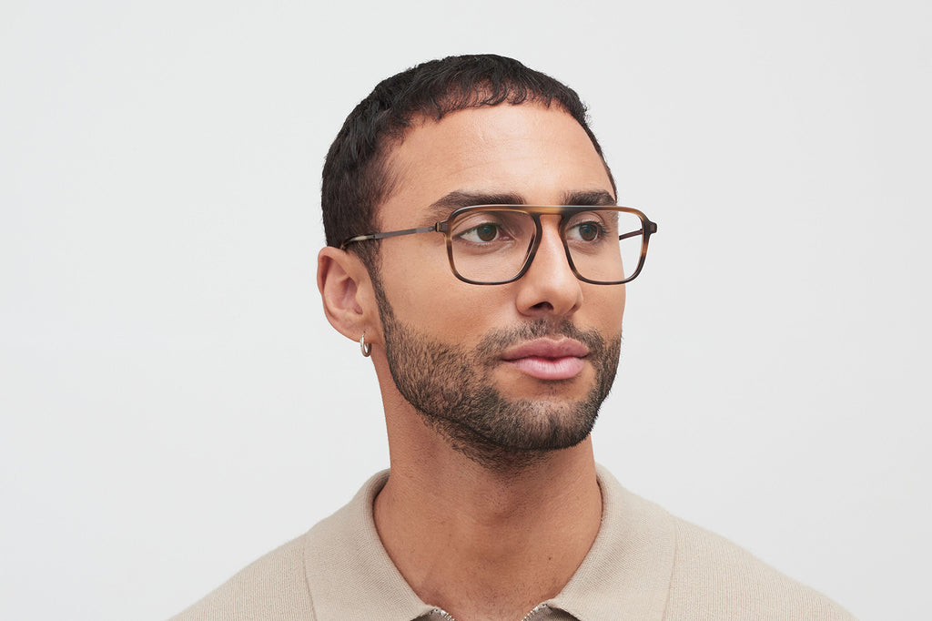 MYKITA® - Sonu Eyeglasses Striped Brown/Mocca