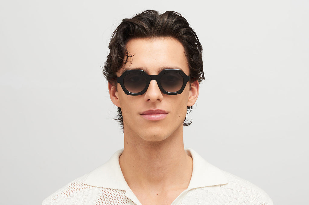 MYKITA® - Teshi Sunglasses Black Havana with Raw Black Gradient Lenses