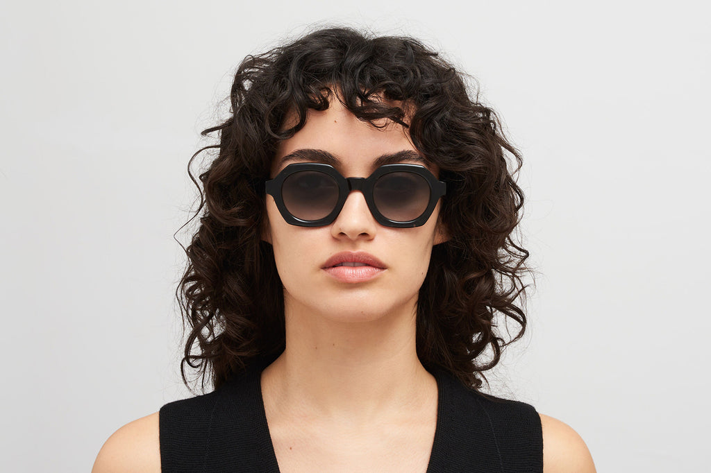 MYKITA® - Teshi Sunglasses Black Havana with Raw Black Gradient Lenses