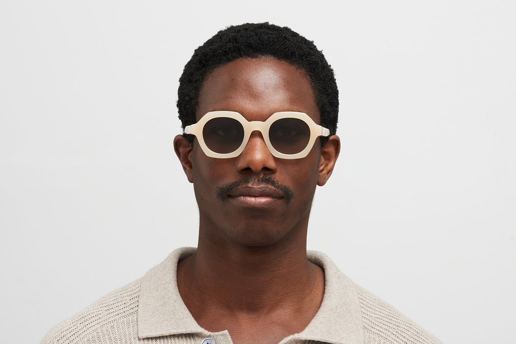 MYKITA® - Teshi Sunglasses Blonde with Raw Brown Gradient Lenses