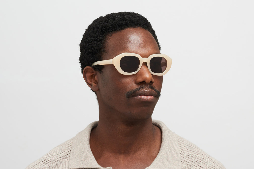 MYKITA® - Satin Sunglasses Blonde with Brown Solid Lenses