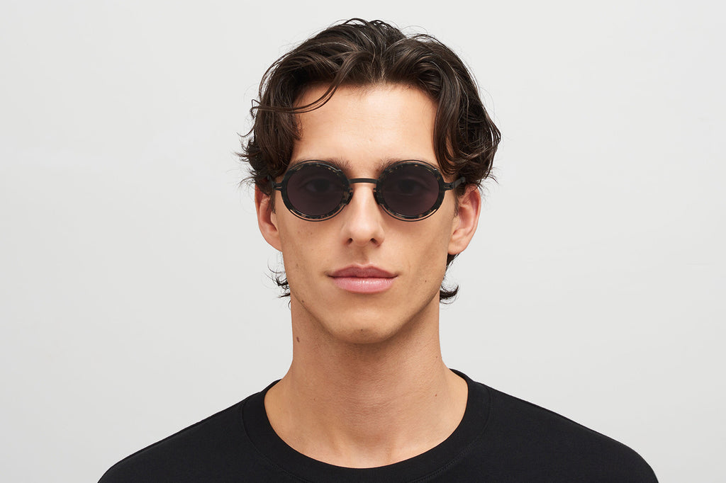 MYKITA® - Pearl Sunglasses Black/Antigua with Cool Grey Solid Lenses