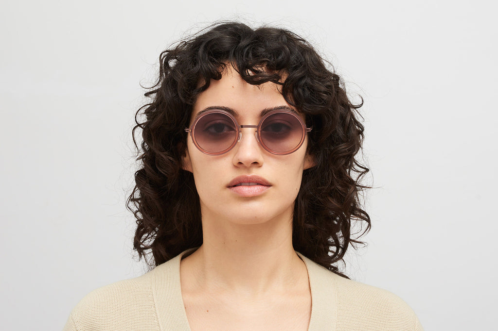 MYKITA® - Monroe Sunglasses Purple Bronze/Melrose with Cedar Brown Gradient Lenses