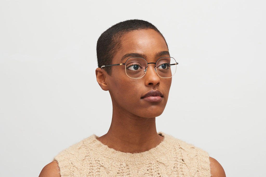 MYKITA® - Cat Eyeglasses Gold/Jet Black