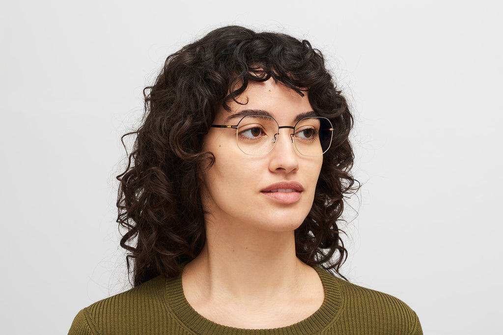 MYKITA® - Cat Eyeglasses Gold/Jet Black