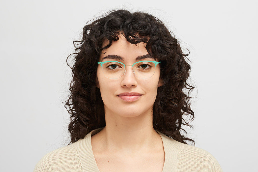 MYKITA® - Hollis Eyeglasses Champagne Gold/Jade Green