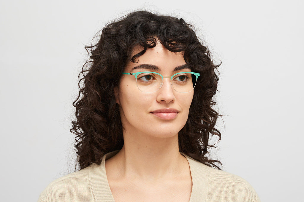 MYKITA® - Hollis Eyeglasses Champagne Gold/Jade Green