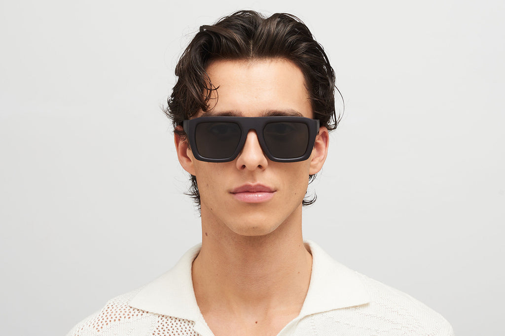 MYKITA - Beach Sunglasses MD1 - Pitch Black with Dark Grey Solid Lenses