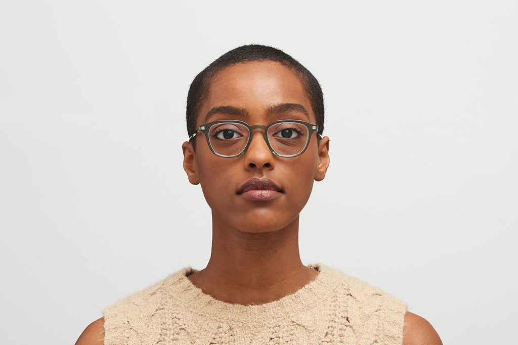 MYKITA® - Yura Eyeglasses Cypress Green/Shiny Silver