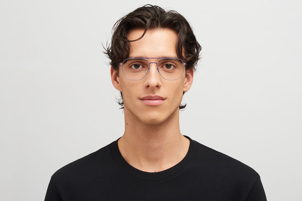 MYKITA® - Steen Eyeglasses Silver/Deep Purple