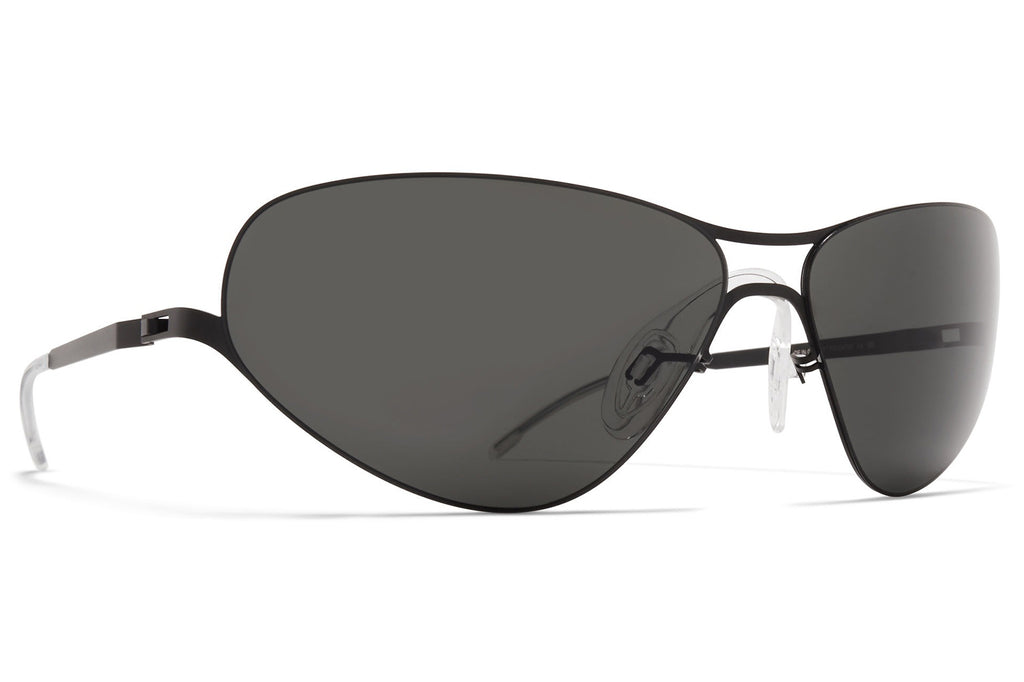 MYKITA - Alpine Sunglasses Black with Black Solid Lenses