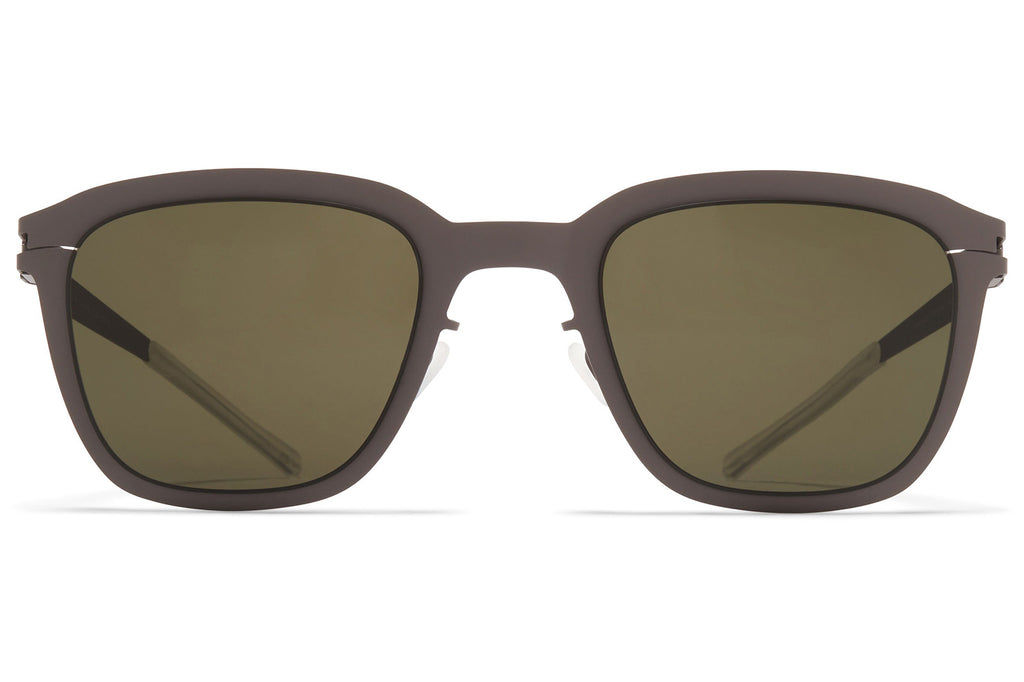 MYKITA - Avery Sunglasses Mole Grey with Raw Green Solid Lenses