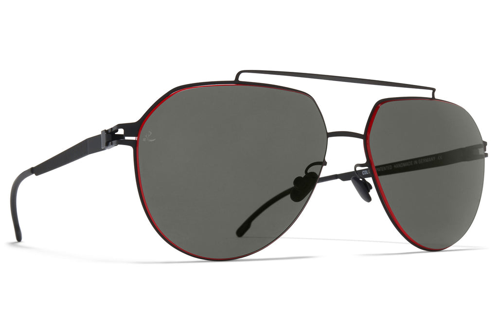 MYKITA | Leica - ML13 Sunglasses Black with Leica Grey 85 Polarized Lenses