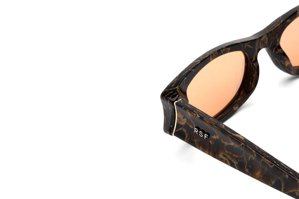 Retro Super Future® - Razzo Sunglasses Brown Marble